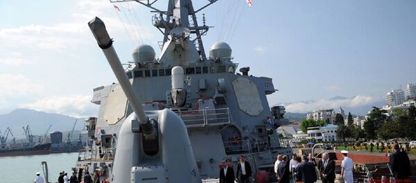 ASV JKS raķešu eskadras kuģis - Sputnik Latvija