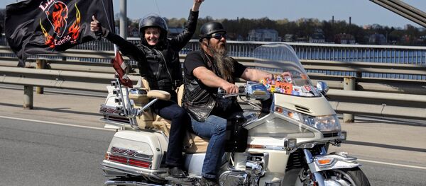 Байкеры в Риге Байкеры в Риге - Sputnik Latvija