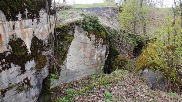 Самые мощные укрепления, на которых стояли орудия, - из бетона, построены в 1912 году. Эту батарею взорвали эстонские диверсанты в 1919-м - Sputnik Латвия