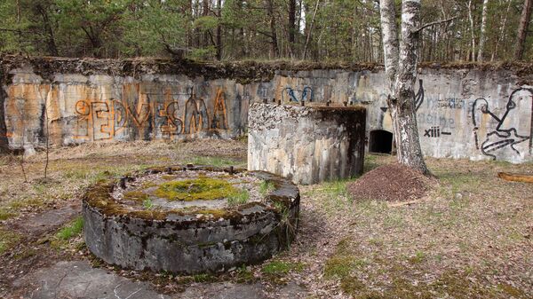 Тут стояли огромные 10-дюймовые орудия. Снаряды подносили к пушкам небольшим краном - Sputnik Латвия