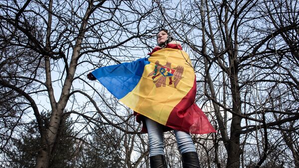 Акция протеста в Молдавии - Sputnik Латвия