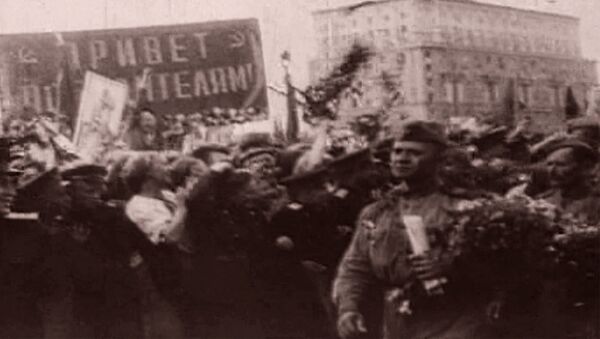 Долгожданный День Победы. Съемки 9 мая 1945 года - Sputnik Латвия