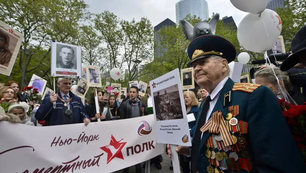 Акция Бессмертный полк в Нью-Йорке
