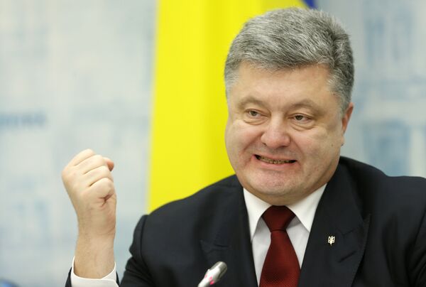 Президент Украины Петр Порошенко - Sputnik Латвия