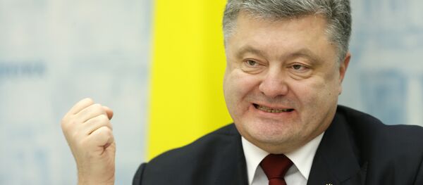 Президент Украины Петр Порошенко - Sputnik Latvija