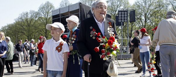 Празднование 9 мая в Риге - Sputnik Латвия