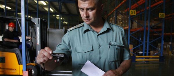 Таможенный пост в России - Sputnik Латвия