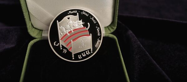 Юбилейная монета 5 котов - Sputnik Латвия