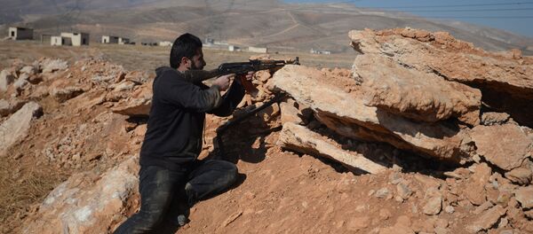 Центр подготовки бойцов ополчения в Сирии - Sputnik Латвия