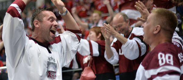 Болельщики на ЧМ по хоккею - Sputnik Латвия