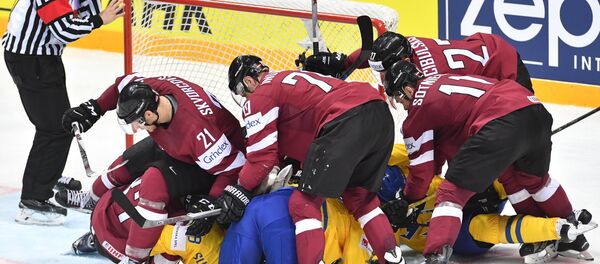 Хоккей. Чемпионат мира. Матч Швеция - Латвия Хоккей. Чемпионат мира. Матч Швеция - Латвия - Sputnik Латвия