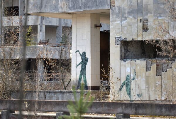 Pēc avārijas ČAES evakuētā Pripjatas pilsēta Černobiļas aizliegtajā zonā. - Sputnik Latvija