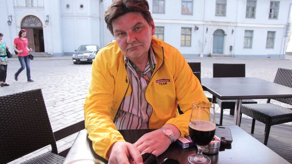 Глава Латвийского пивного братства Андрейс Шикорс Глава Латвийского пивного братства Андрейс Шикорс - Sputnik Латвия