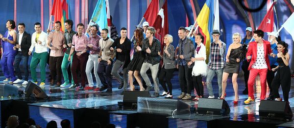 Открытие конкурса Новая волна 2013 в Юрмале Открытие конкурса Новая волна 2013 в Юрмале - Sputnik Latvija