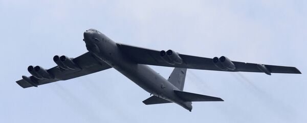 Amerikāņu bumbvedējs B-52 Amerikāņu bumbvedējs B-52 - Sputnik Latvija