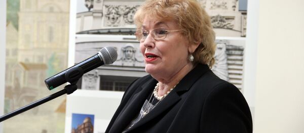 Rīgas domes Izglītības, kultūras un sporta jautājumu komitejas vadītāja Eižēnija Aldermane - Sputnik Latvija