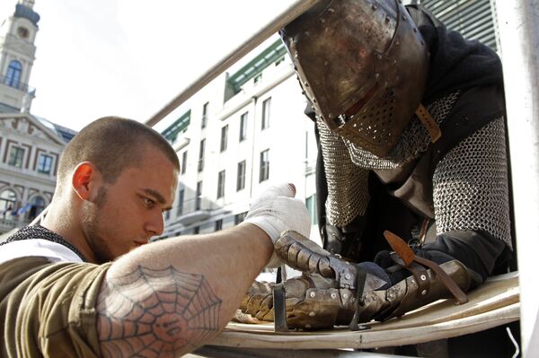 На празднике Майский граф в Старой Риге На празднике Майский граф в Старой Риге - Sputnik Латвия