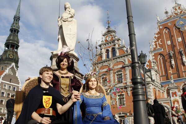Победители конкурса - Майские граф и графиня Победители конкурса - Майские граф и графиня - Sputnik Латвия