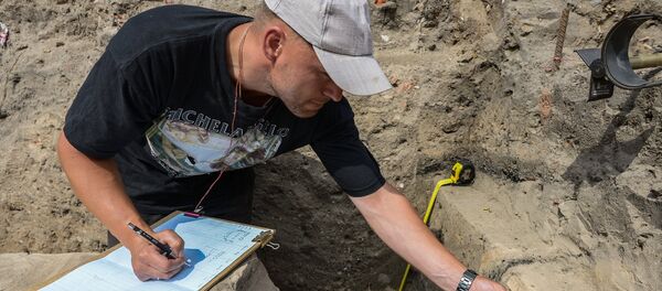 Археолог на раскопках - Sputnik Латвия