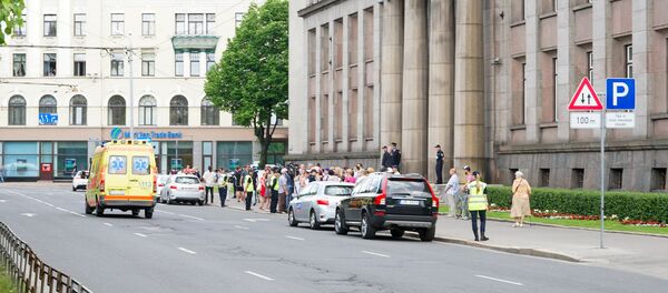 Пикет медицинских работников у здания Кабинета министров - Sputnik Латвия