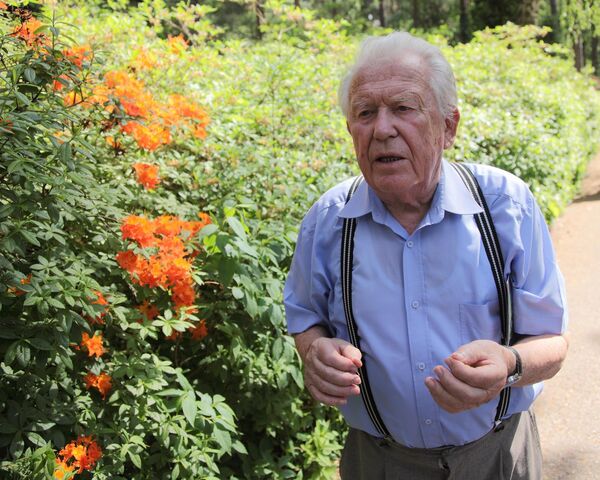 Рихард Кондратович, с которого начался питомник Бабите Рихард Кондратович, с которого начался питомник Бабите - Sputnik Латвия