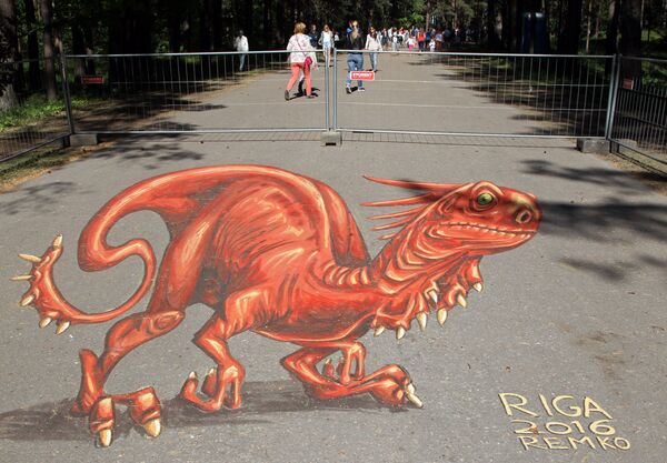 В Межапарке завершился первый международный фестиваль трехмерного искусства - Sputnik Латвия