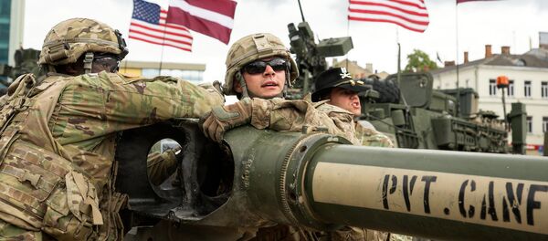 2-й кавалерийский полк США в Даугавпилсе 2-й кавалерийский полк США в Даугавпилсе - Sputnik Latvija