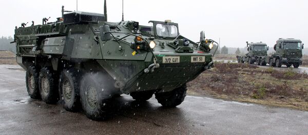 Бронетранспортер Страйкер - Sputnik Latvija