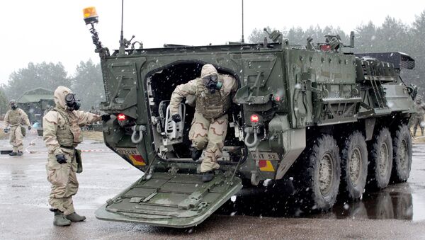 Военные учения НАТО Operation Summer Shield на полигоне Адажи в Латвии - Sputnik Латвия