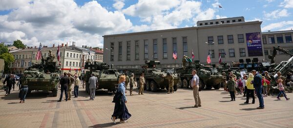 ASV 2. kavalērijas pulks Daugavpilī ASV 2. kavalērijas pulks Daugavpilī - Sputnik Latvija