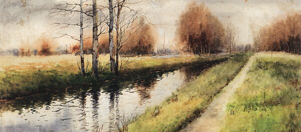 Исаак Ильич Левитан Осенний пейзаж (1880-е) - Sputnik Латвия