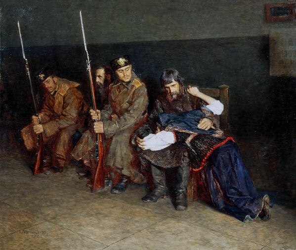 Николай Иванович Касаткин В коридоре окружного суда (1897) - Sputnik Латвия