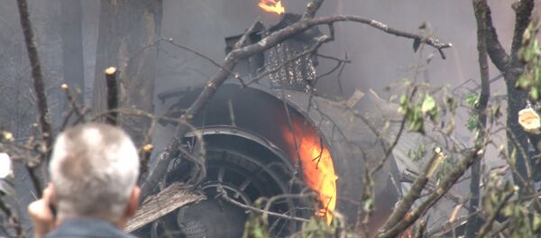 Спасатели отправились на место крушения Су-27 в Подмосковье - Sputnik Латвия