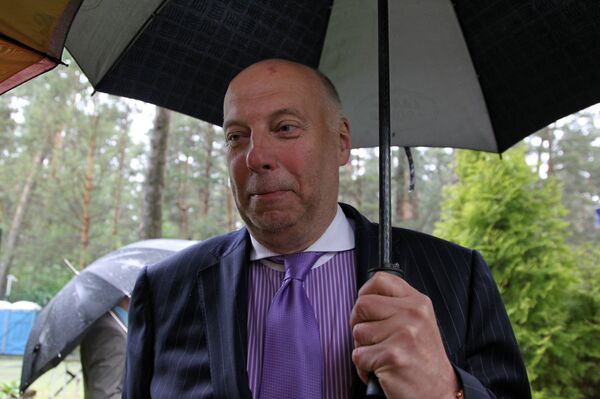 Юрий Силов на приеме по случаю Дня России в резиденции посольства РФ в Юрмале - Sputnik Латвия