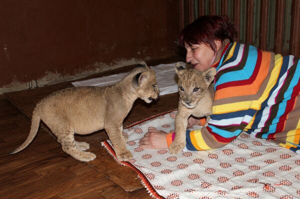 Гулико Читадзе, главная няня-смотрительница тбилисского зоопарка - Sputnik Латвия