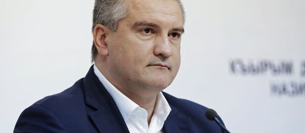 Глава Республики Крым Сергей Аксенов Глава Республики Крым Сергей Аксенов - Sputnik Latvija