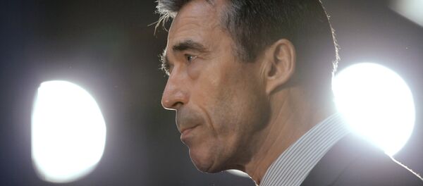 Генеральный секретарь НАТО Андерс Фог Расмуссен Генеральный секретарь НАТО Андерс Фог Расмуссен - Sputnik Latvija