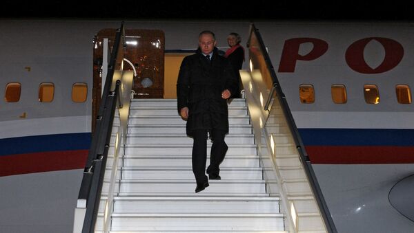 Рабочая поездка президента РФ В.Путина - Sputnik Latvija