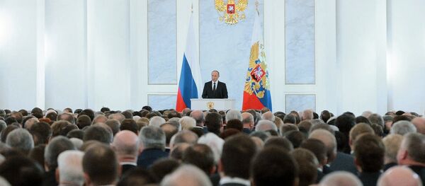 Обращение президента РФ В.Путина к Федеральному Собранию - Sputnik Латвия