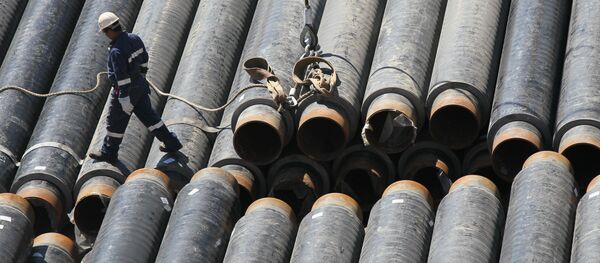 Строительство морского участка газопровода - Sputnik Латвия