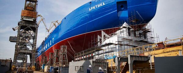 Головной атомный ледокол Арктика Головной атомный ледокол Арктика - Sputnik Latvija