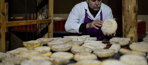 Производство сыров. Архивное фото - Sputnik Латвия