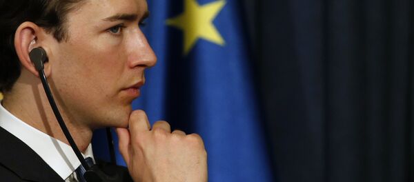 Глава МИД Австрии Себастьян Курц - Sputnik Латвия