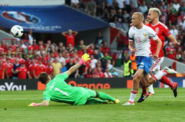 Футбол. Чемпионат Европы - 2016. Матч Россия - Уэльс Футбол. Чемпионат Европы - 2016. Матч Россия - Уэльс - Sputnik Латвия