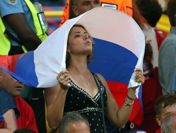 Футбол. Чемпионат Европы - 2016. Матч Россия - Уэльс Футбол. Чемпионат Европы - 2016. Матч Россия - Уэльс - Sputnik Латвия