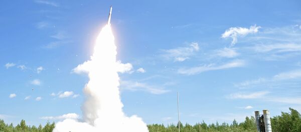 Pretgaisa aizsardzības sistēmas raķešu apšaudes mācības Pretgaisa aizsardzības sistēmas raķešu apšaudes mācības - Sputnik Latvija