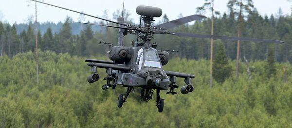 Galvenais uzbrukuma helikopters McDonnell Douglas AH-64 Apache Galvenais uzbrukuma helikopters McDonnell Douglas AH-64 Apache - Sputnik Latvija