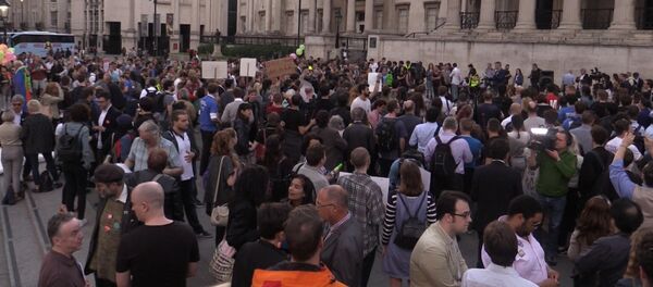 Митинг в Лондоне против Brexit в преддверии референдума в Великобритании - Sputnik Latvija