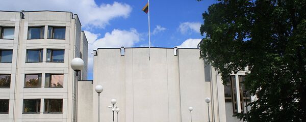 Здание правительства Литвы в Вильнюсе Здание правительства Литвы в Вильнюсе - Sputnik Латвия