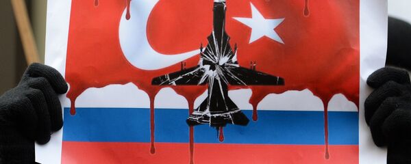 Акция протеста в Москве против действий ВВС Турции Акция протеста в Москве против действий ВВС Турции - Sputnik Латвия